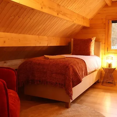 Luxe Houten Wellness Boshuisje Met Hottub *