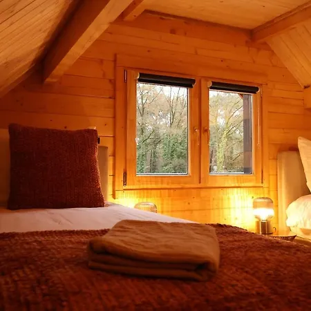 Luxe Houten Wellness Boshuisje Met Hottub *