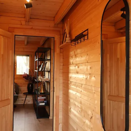 Luxe Houten Wellness Boshuisje Met Hottub Meijel